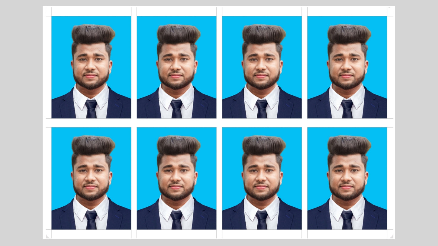 Passport Size Photograph Printing