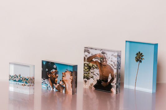 Acrylic photo blocks