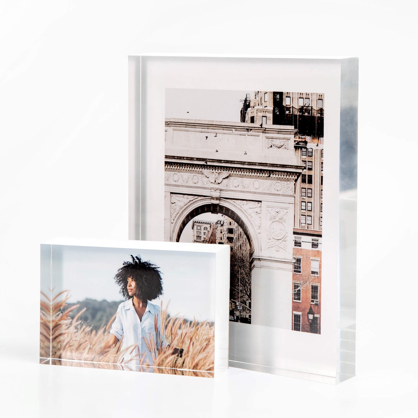 Acrylic photo blocks