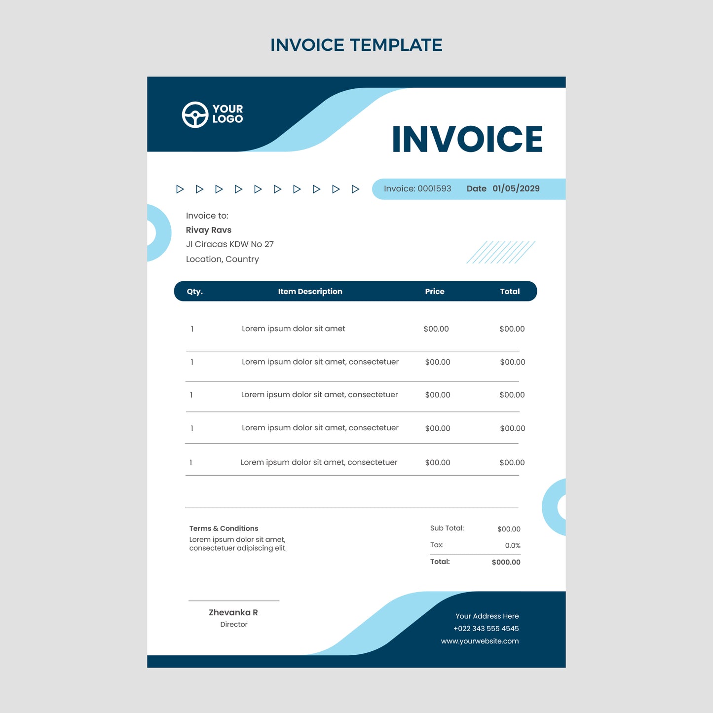 Invoice Book printings