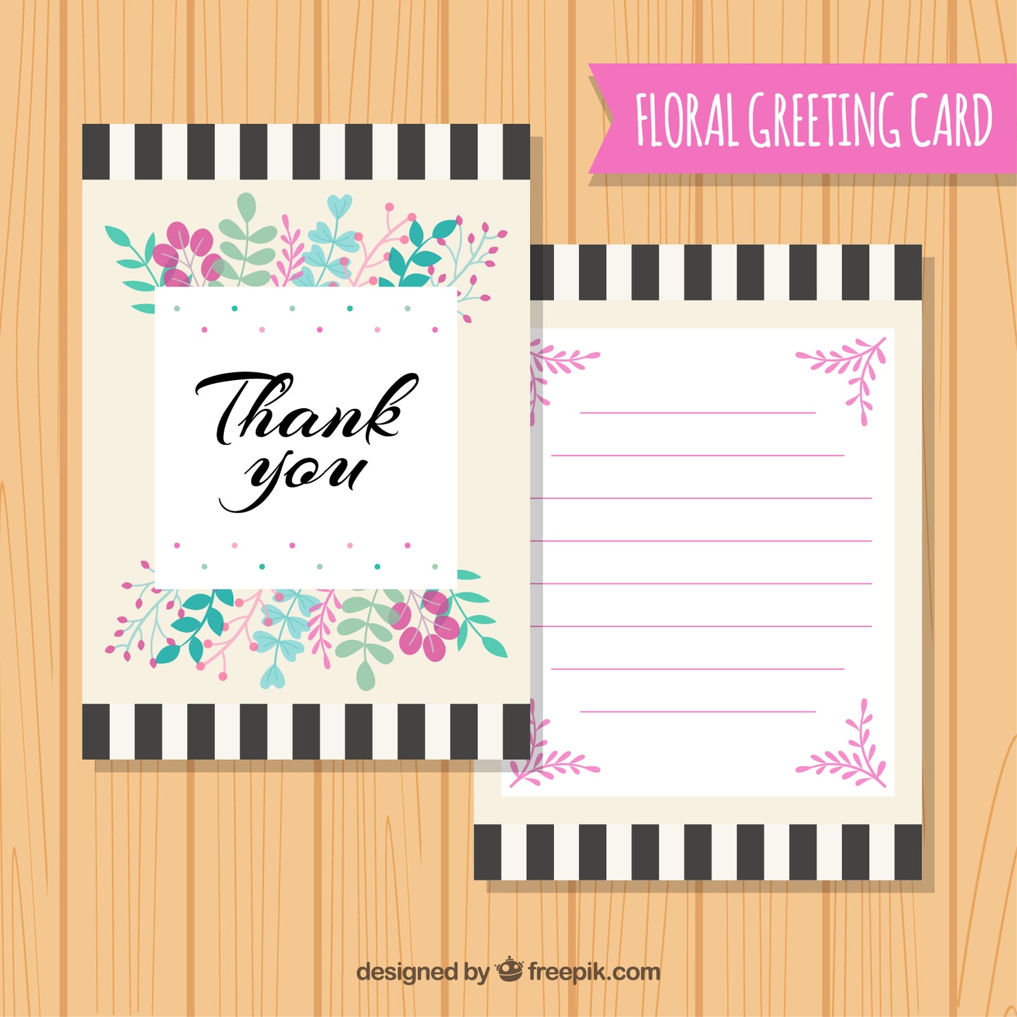 Note card (Thankyou card)