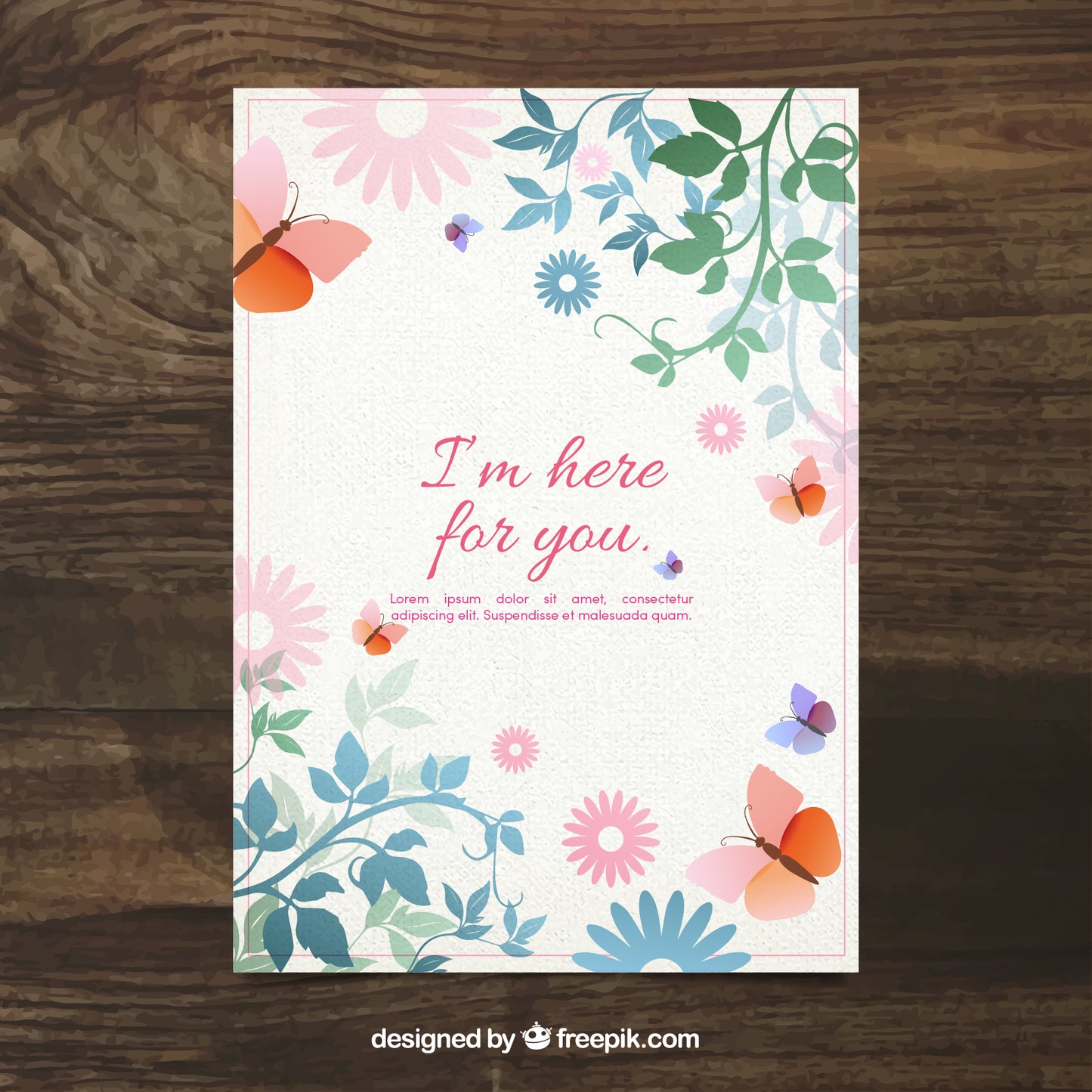 Note card (Thankyou card)