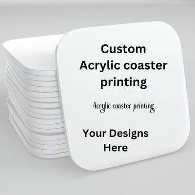 Acrylic coaster printing