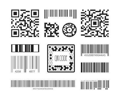Clear Barcode Labels