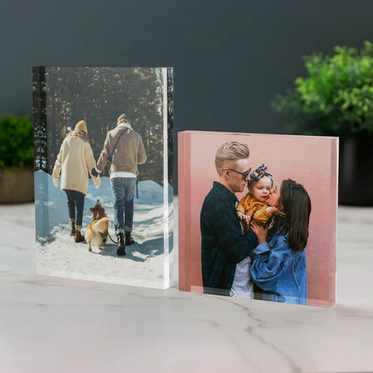 Acrylic photo blocks