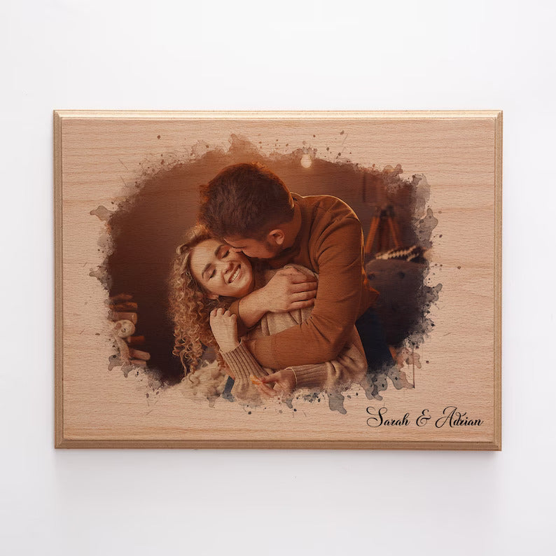 wood Printing , wooden photo print ,print on wood ,photo on wood block ...